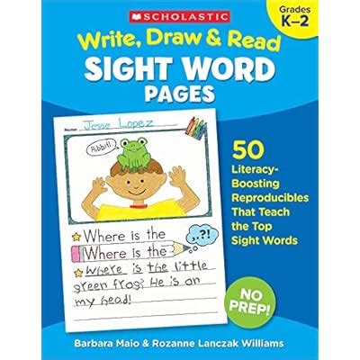 Buy Write, Draw & Read Sight Word Pages: 50 Literacy-Boosting ...