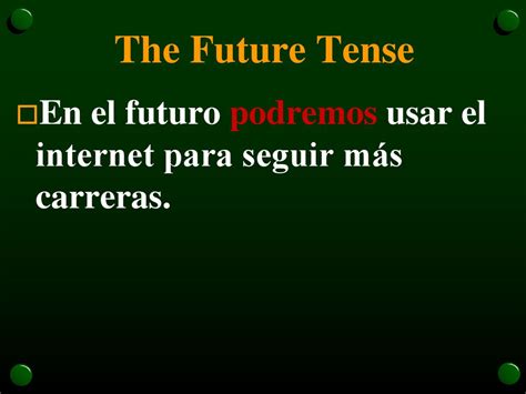 The Future Tense Irregular Verbs - ppt descargar