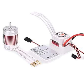 3650 3900kv Brushless Motor ESC: Waterproof Sensorless Motor with 60A ...