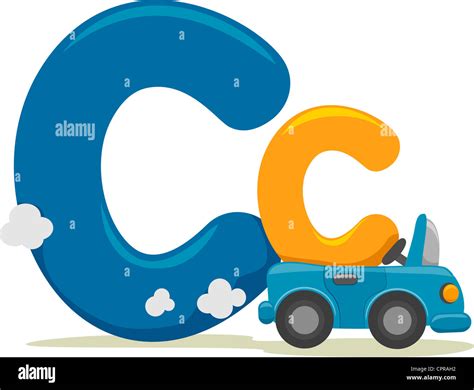 Illustration Featuring the Letter C Stock Photo - Alamy