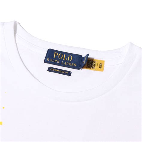 POLO RALPH LAUREN CUSTOM SLIM FIT POLO BEAR T-SHIRT WHITE CLR SHOP BEAR ...