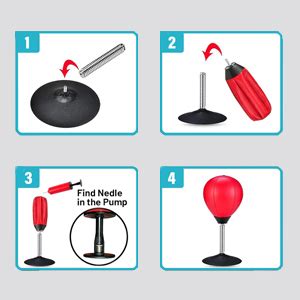 Buy Proberos® Desk Punching Ball Auto Bouncing Back Pressure Relieve ...