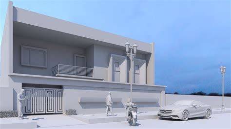 Image result for Rectangular Building 2D and 3D Model