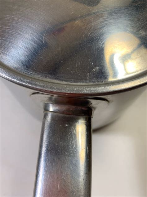 Olofstrom Rostfritt Sweden 1 Quart Pan Stainless Steel Brass Bottom Pan ...