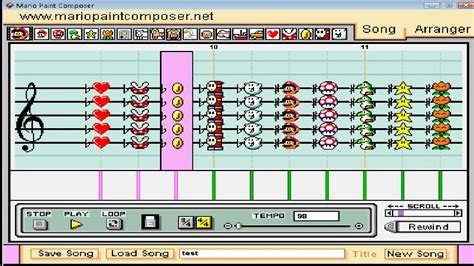 Image result for Mario Paint Composer Tutorial
