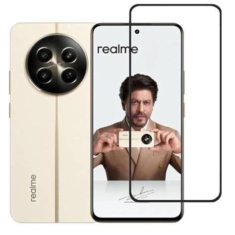 SPAZY CASE® Realme 12x 5G Tempered Glass | 9H Full Glue Full HD ...