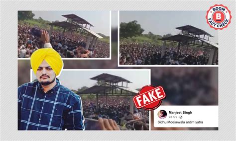 Old video of army jawan's funeral viral as Sidhu Moosewala