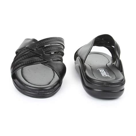 Buy Coolers Casual (Black) Slippers For Men TAYLOR By Liberty