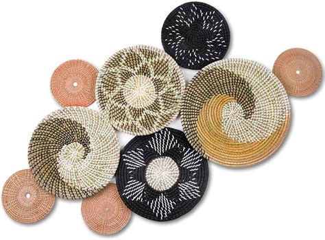 MeraMera Boho Wall Decor Set of 9,Wall Basket Decor India | Ubuy