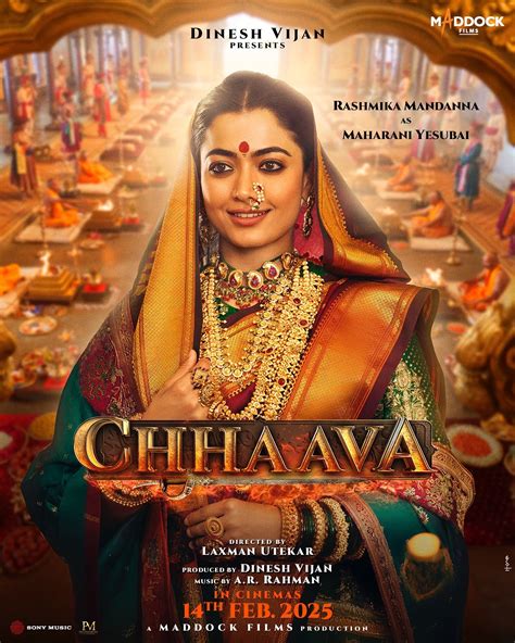 Rashmika Mandanna Shines As Yesubai In Chhaava: First Look Revealed ...