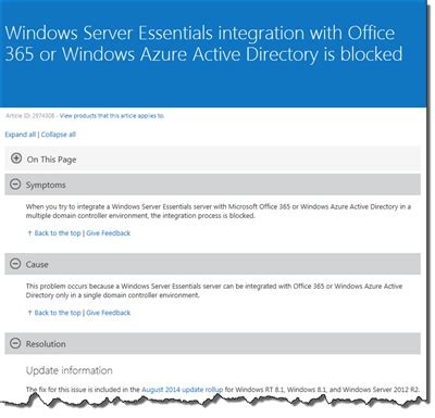 Office 365 and Azure AD Can Now be Enabled in a Multi DC Environment