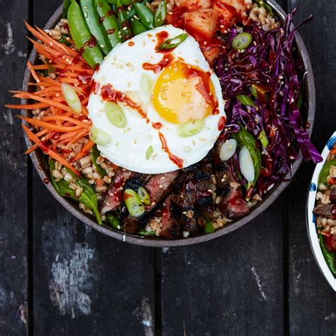 Korean-Style Rice or Quinoa Bowls with Spicy Gochujang Steak Recipe ...