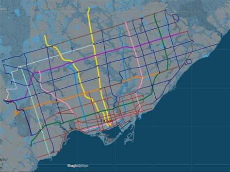 Image result for TTC Bus Map