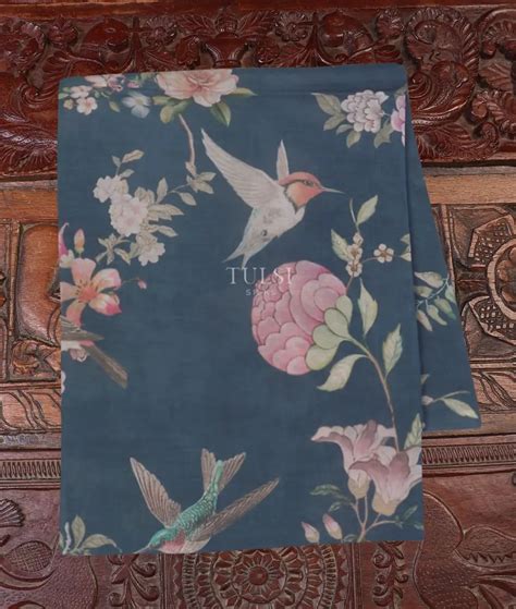 Buy Blue Tussar Blouse T437916