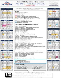 Calendars - Mansfield Independent School District