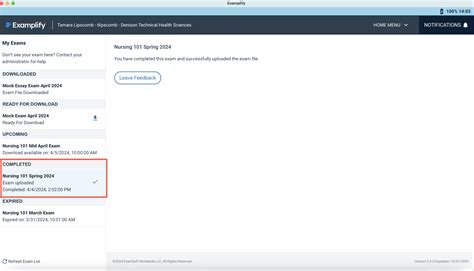 Examplify: Prepare to Take an Exam with ExamID and ExamMonitor – ExamSoft