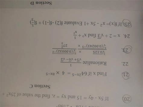 3√0.125* 5√(0.00032)^-25√(0.00243)^-3 * 27 2/327 2/3 in the denominator ...