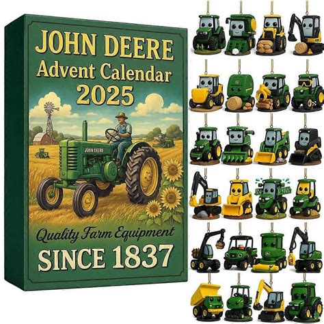 24-Day John Deere Advent Calendar 2025 Tractor Blind Box | Fruugo UK