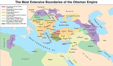 The Ottoman Empire 1299 1699 • Mapsof.net