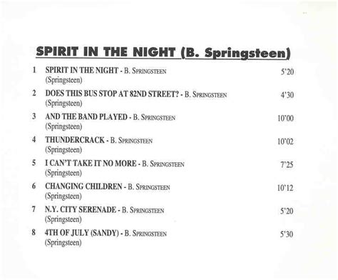 Image result for Night Bruce Springsteen