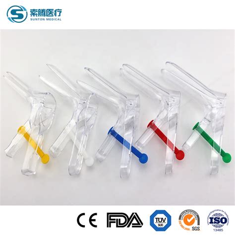Sunton Transparent Sterile Vaginal Speculum China Disposable Medical Vaginal Speculum Factory ...