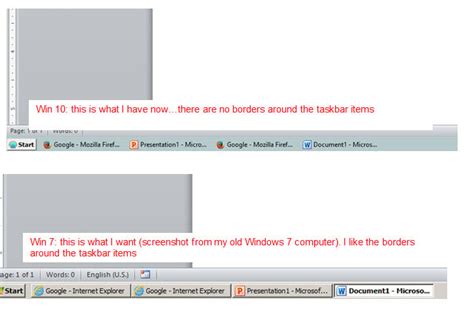 Image result for Taskbar Top Border