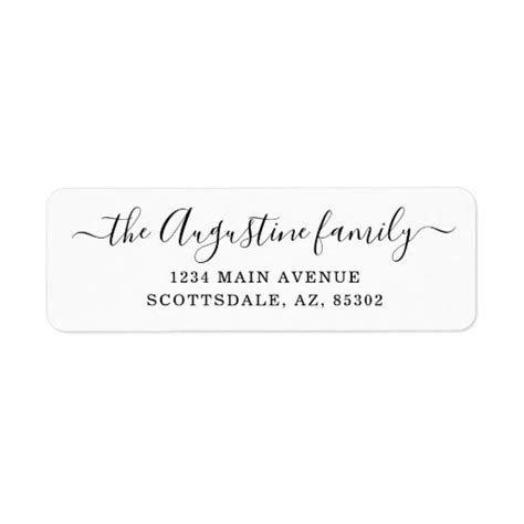 Personalized Return Address Labels | Zazzle
