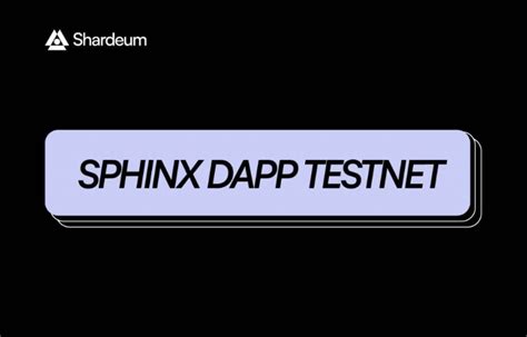 Активничаем в новой сети Sphinx Dapp 1.X от Shardeum — Teletype