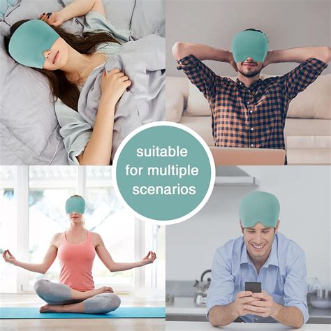 Zhiccent migraine Relief Cap,Migraine Ice Head Wrap， for India | Ubuy