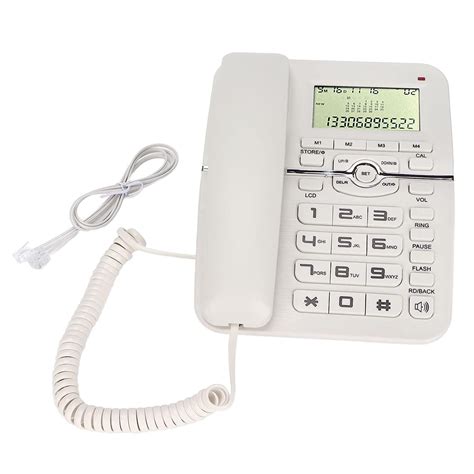 Desktop Corded Telephone, Corded Landline Phone, Desktop Phone Caller ...