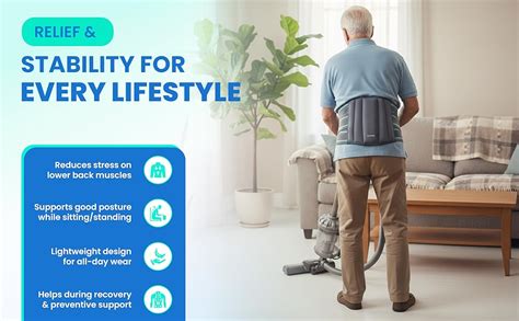 Buy HUMABLE Lumbo Sacral Belt Deluxe For Men & Women (XXL) | Adjustable ...