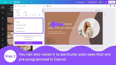 How to Change to Landscape Mode in Canva - Blogging Guide