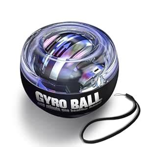 Gyro Ball with Wristband, Powerball Gyroscope Auto-Start for Wrist ...