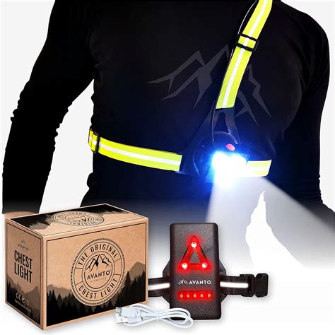 Buy AVANTO Triple Beam Chest Light, Original, 500 Lumen Outdoors LED ...