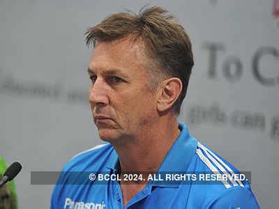 Eric Simmons, the head coach of Delhi Daredevils, during an event to ...