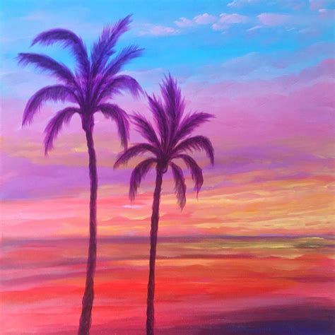 Palm Trees Art 的图像结果