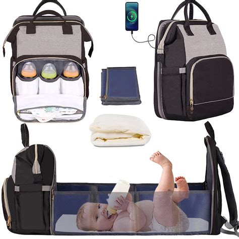 Manrany 3-in-1 Diaper Bag Backpack with Changing India | Ubuy