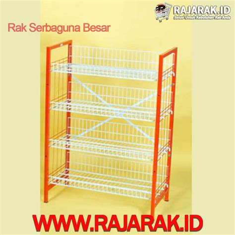 RAK SERBAGUNA BESAR 4 SUSUN | RAK MINIMARKET