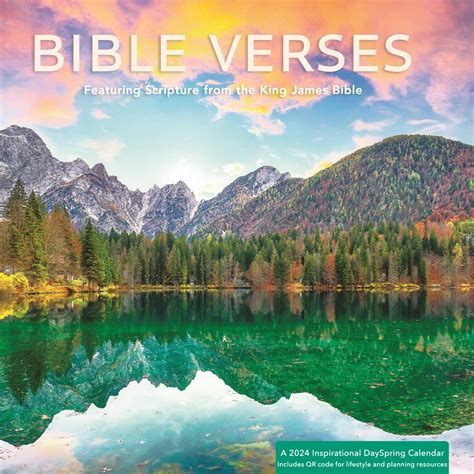 2024 Bible Verses Nature Calendar: Featuring Scripture from the King ...