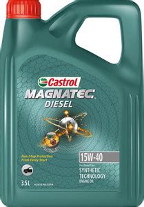 Castrol 15W-40 API SP ACEA A3/B4 Castrol MAGNATEC DIESEL| NON-STOP ...