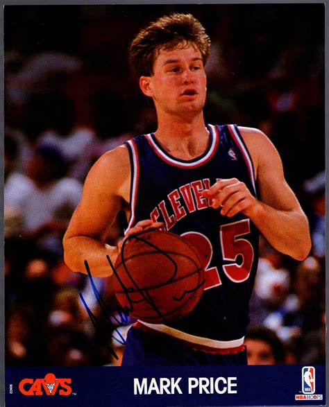 Lot Detail - Autographed 1989-90 Hoops Bskbl. Mark Price Cleveland ...