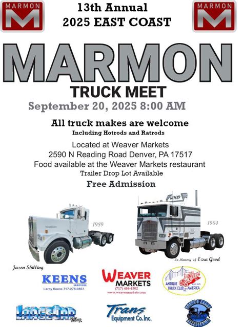 East Coast Marmon Truck Meet, Weaver's Market, Denver, 20 September ...