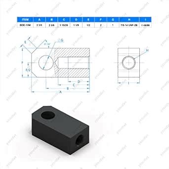 BDE-10M Steel Rod Eye : Amazon.in: Industrial & Scientific