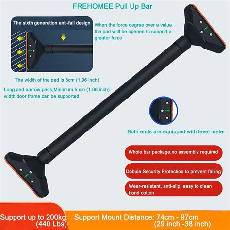 FREHOMEE Adjustable Pull Up Bar for Home Gym Exercise with India | Ubuy