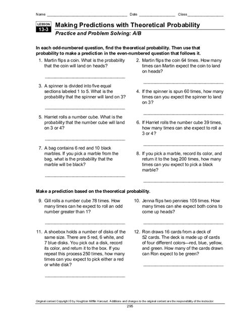 Math Lesson Worksheet - Blank Fillable Template | Fill Out, Print ...