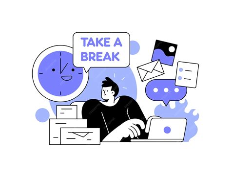 Premium Vector | Take a break vector illustration