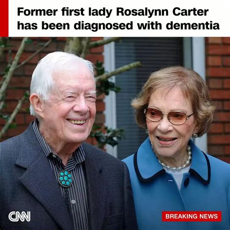 Former first lady Rosalynn Carter has dementia, Carter Center says ...