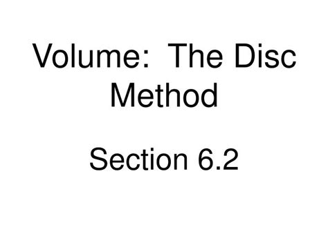 Application of Integration Volume and Disc Method 的图像结果