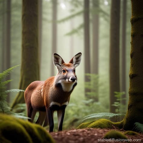 Estonian Banknote Featuring Forest Animals | Stable Diffusion Online