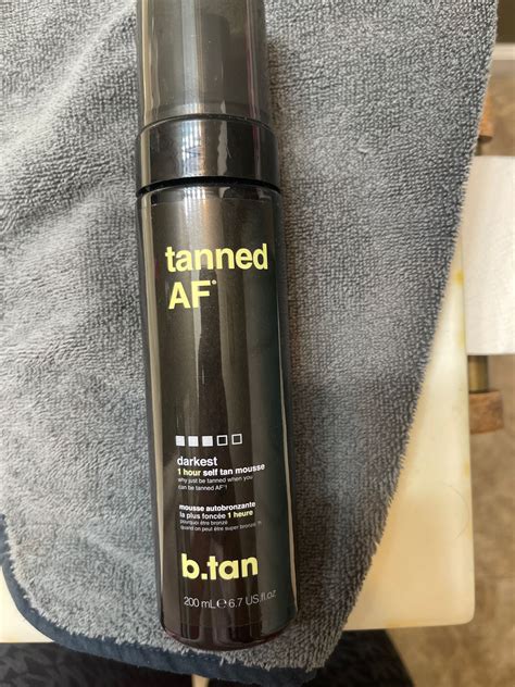 tanned AF® self tan mousse | ultra dark tanning mousse | b.tan USA ...